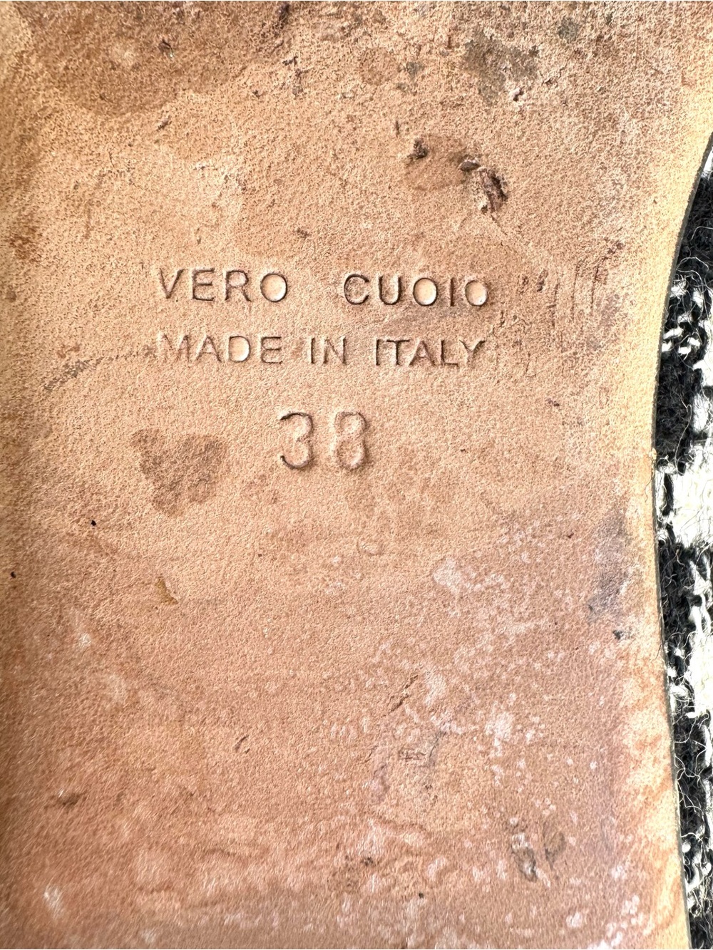 Simone Rocha Mary Jane Tweed Pearl Flats - Picture 15 of 15